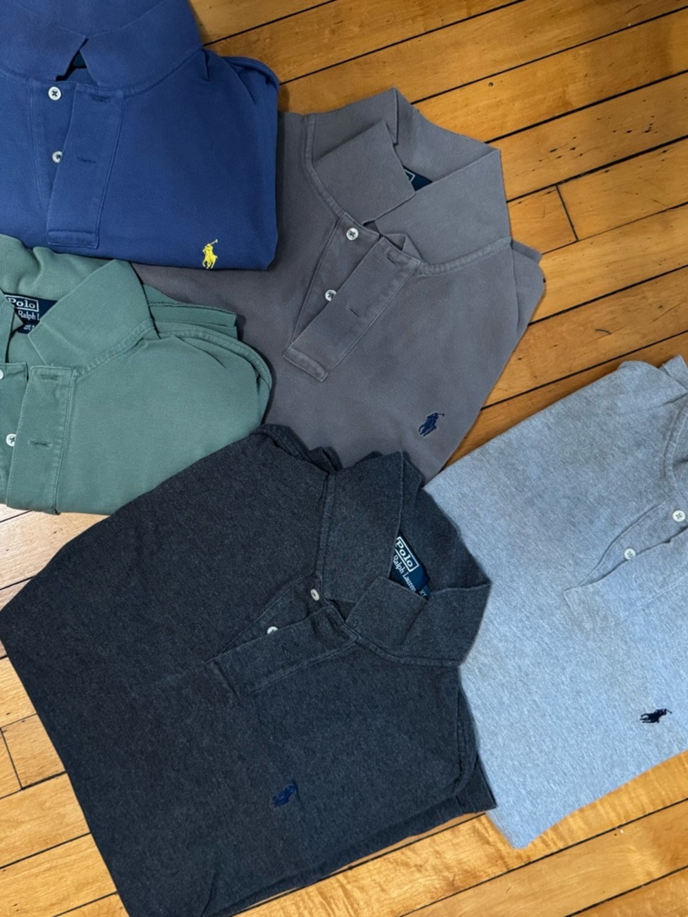 5 Ralph Lauren Polo Shirts